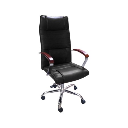 SILLA DE DIRECCION Q-CONNECT CON RESPALDO ALTO REGULABLE EN ALTURA ...