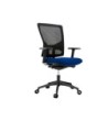 SILLA ROCADA DE OFICINA CON BRAZOS TAPIZADA EN TELA INGNIFUGA Y RES...