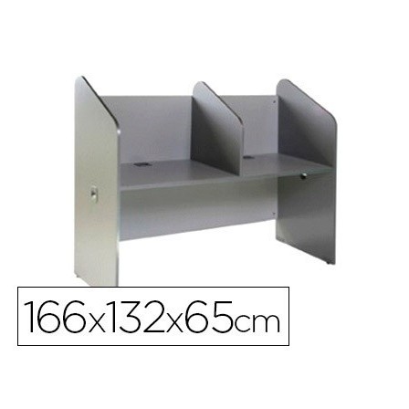 MESA CENTRO DE LLAMADAS ROCADA DOBLE SERIE WELCOME 166X132X65 CM AC...
