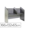 MESA CENTRO DE LLAMADAS ROCADA DOBLE SERIE WELCOME 166X132X65 CM AC...