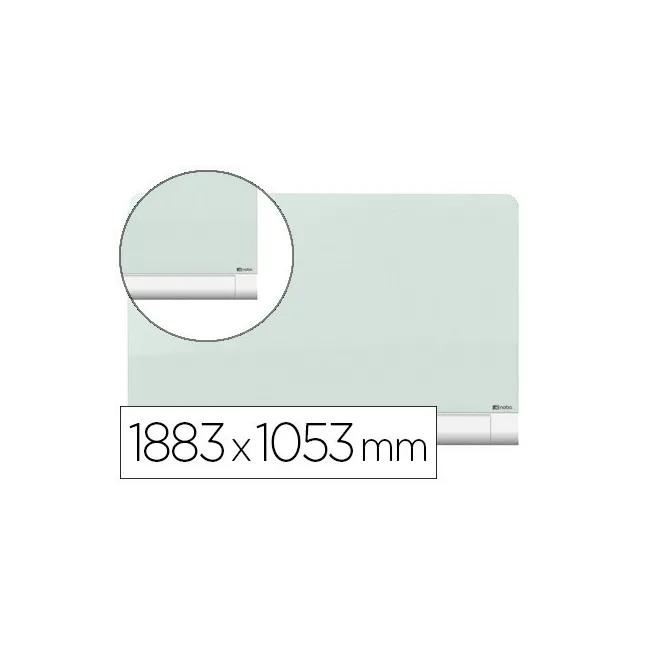 PIZARRA BLANCA NOBO DIAMOND CRISTAL MAGNETICA ESQUINAS REDONDAS 188...