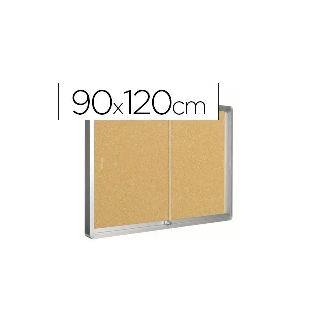 VITRINA DE ANUNCIOS Q-CONNECT MARCO DE ALUMINIO 900 X 1200 MM