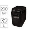 DESTRUCTORA DE DOCUMENTOS FELLOWES AUTOMAX 200M CAPACIDAD DE CORTE ...