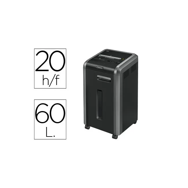DESTRUCTORA DE DOCUMENTOS FELLOWES 225CI CAPACIDAD DE CORTE 20 H DE...
