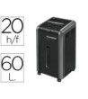 DESTRUCTORA DE DOCUMENTOS FELLOWES 225CI CAPACIDAD DE CORTE 20 H DE...