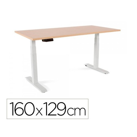 MESA ROCADA REGULABLE EN ALTURA ELECTRICAMENTE HASTA 129 CM ESTRUCT...
