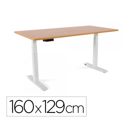 MESA ROCADA REGULABLE EN ALTURA ELECTRICAMENTE HASTA 129 CM ESTRUCT...