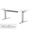 MESA DE OFICINA LEVADO BASE METAL ACERO PINTADO SISTEMA ELECTRICO R...