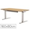 MESA DE OFICINA LEVADO BASE METAL ACERO PINTADO SISTEMA ELECTRICO R...