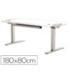 MESA DE OFICINA LEVADO BASE METAL ACERO PINTADO SISTEMA ELECTRICO R...