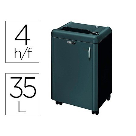 DESTRUCTORA DE DOCUMENTOS FELLOWES 1050HS CAPACIDAD DE CORTE 4 HOJA...