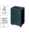 DESTRUCTORA DE DOCUMENTOS FELLOWES 1050HS CAPACIDAD DE CORTE 4 HOJA...
