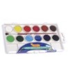 ACUARELA JOVI 12 COLORES ESTUCHE DE PLASTICO