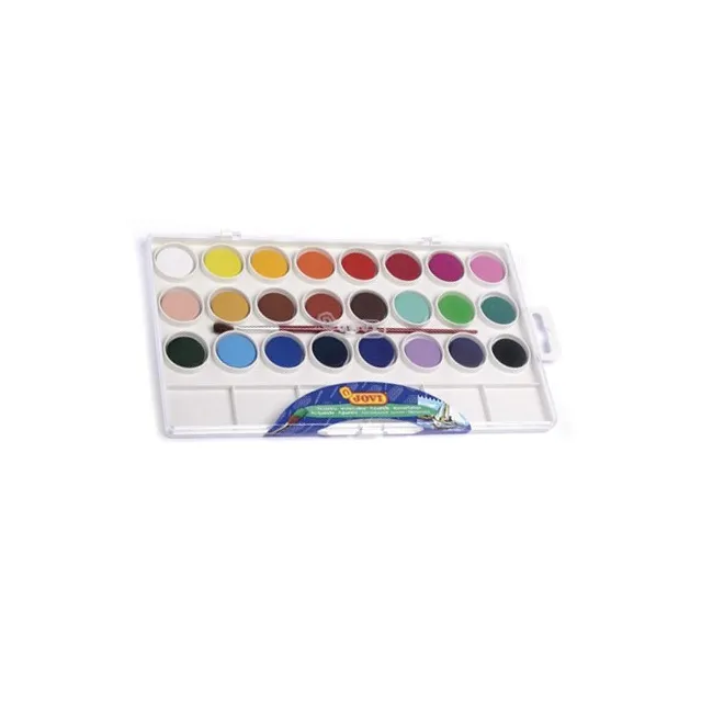 ACUARELA JOVI 24 COLORES ESTUCHE DE PLASTICO