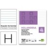 BLOC DE CARTAS LIDERPAPEL RAYADO HOLANDESA 40 HOJAS 60G/M2