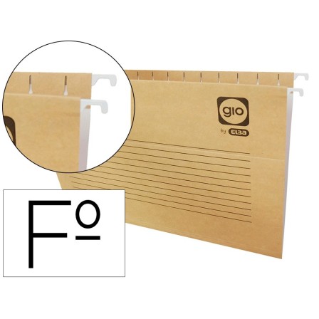 CARPETA COLGANTE GIO FOLIO PROLONGADO 43200 -TAMAÑO 240X375 MM