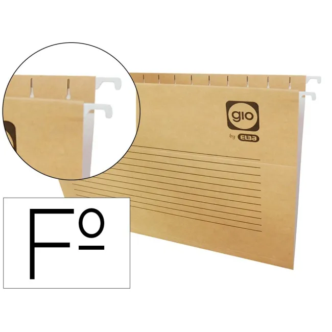 CARPETA COLGANTE GIO FOLIO PROLONGADO 43200 -TAMAÑO 240X375 MM