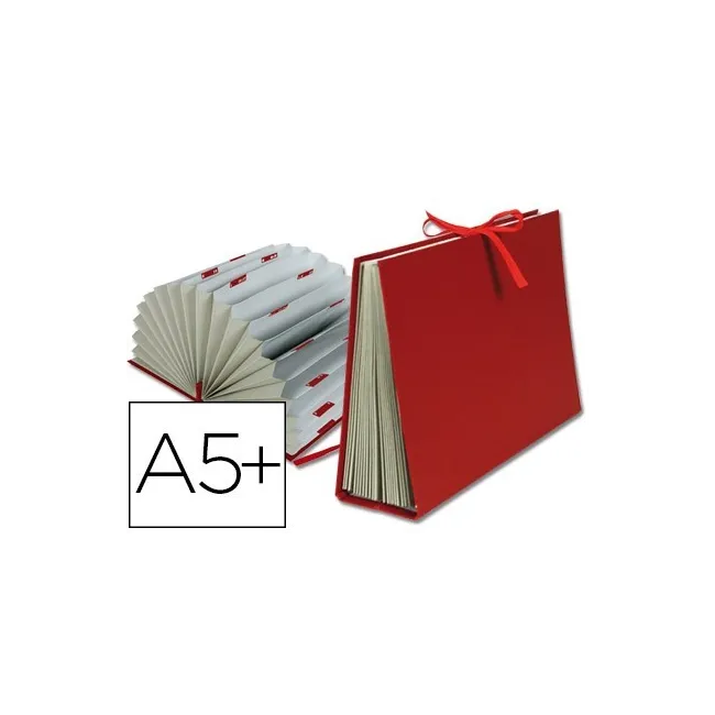 CARPETA FUELLE LIDERPAPEL CUARTO CARTON FORRADO BURDEOS
