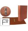 CARPETA DE 2 ANILLAS 40MM MIXTAS LIDERPAPEL FOLIOCARTON CUERO