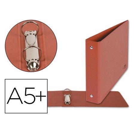 CARPETA DE 2 ANILLAS 40MM REDONDAS LIDERPAPEL CUARTO APAISADO CARTO...