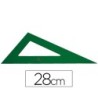 CARTABON FABER CASTELL 28 CM PLASTICO VERDE