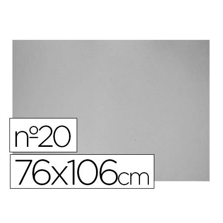CARTON GRIS Nº 20 76X106 CM -HOJA