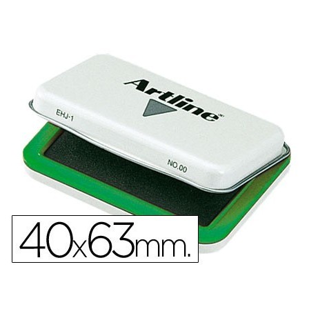 TAMPON ARTLINE Nº 00 VERDE -40X63 MM
