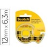 CINTA ADHESIVA SCOTCH 136-D DOS CARAS 6,3 MT X 12 MM EN PORTARROLLO