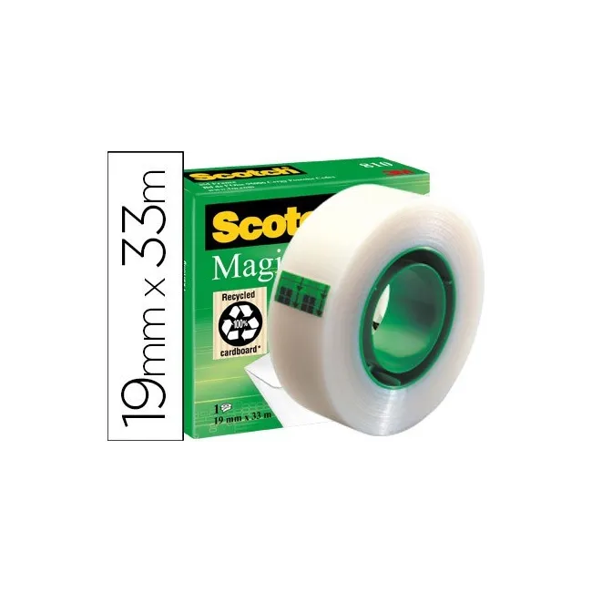 CINTA ADHESIVA SCOTCH-MAGIC 33 MT X 19 MM