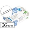 CLIPS LIDERPAPEL N. 1,5 LABIADOS 26 MM CAJA DE 100 UNIDADES