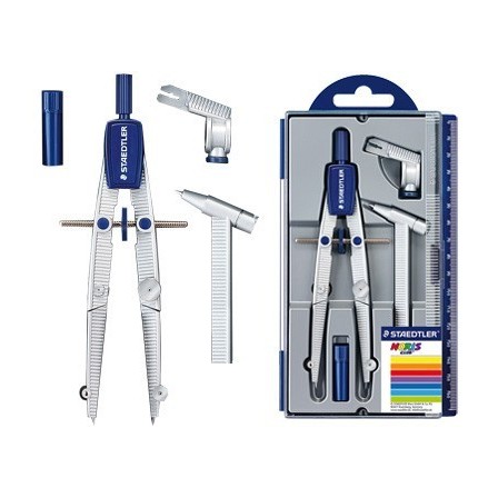 COMPAS STAEDTLER MICROMETRICO -CON ALARGADERA NORIS CLUB