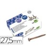 ENCUADERNADORES LIDERPAPEL N.6 27,5 MM -CAJA DE 100 NIQUELADOS