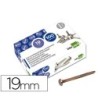 ENCUADERNADORES LIDERPAPEL N.3 19 MM -CAJA DE 100 NIQUELADOS