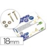 ENCUADERNADORES LIDERPAPEL 18 MM CON ARANDELA -LATONADOS -CAJA DE 100