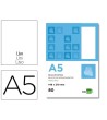 BLOC NOTAS LIDERPAPEL LISO A5 80 HOJAS 60G/M2 PERFORADO