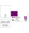 FICHA LIDERPAPEL LISA No.4 125X200MM PAQUETE DE 100 180G