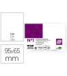 FICHA LIDERPAPEL LISA No.1 65X95MM PAQUETE DE 100 180G