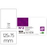 FICHA LIDERPAPEL LISA No.2 75 X 125MM PAQUETE DE 100 180G