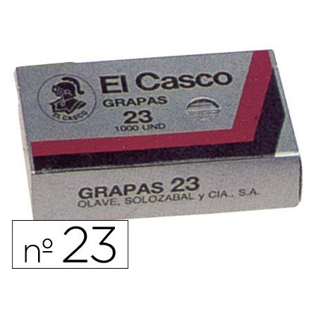 GRAPAS EL CASCO 23 -CAJA DE 1000