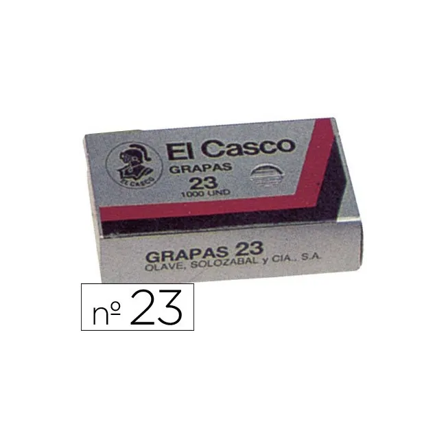 GRAPAS EL CASCO 23 -CAJA DE 1000