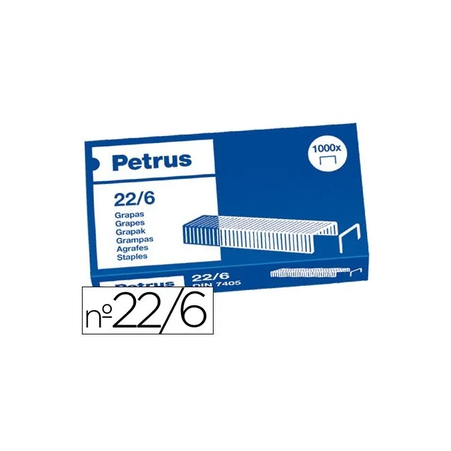 GRAPAS PETRUS Nº 22/6 -CAJA DE 1000