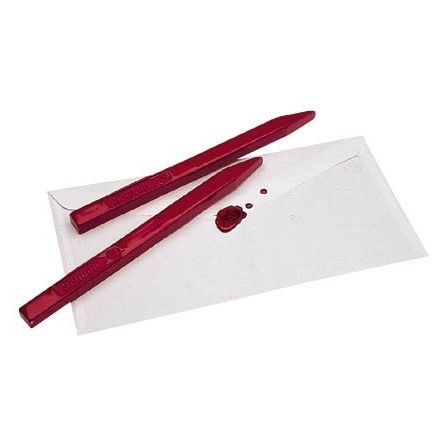 LACRE -CAJA DE 10 BARRAS PELIKAN COLOR ROJO INTENSO