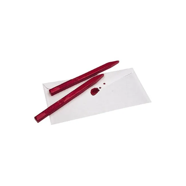 LACRE -CAJA DE 10 BARRAS PELIKAN COLOR ROJO INTENSO