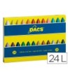 LAPICES CERA DACS CAJA DE 24 COLORES