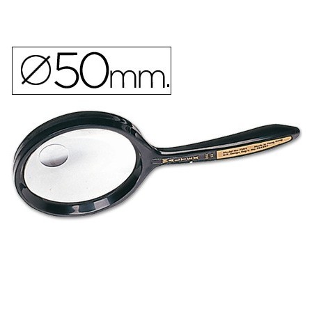 LUPA CRISTAL BIFOCAL 7509 50 MM. -MANGO CURVO