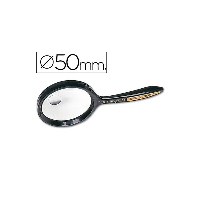 LUPA CRISTAL BIFOCAL 7509 50 MM. -MANGO CURVO