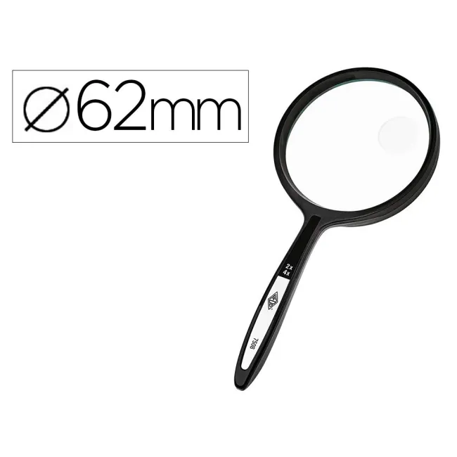 LUPA CRISTAL BIFOCAL 7508 62 MM. -MANGO CURVO