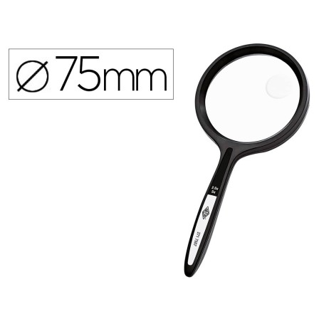 LUPA CRISTAL BIFOCAL 7507 75 MM. -MANGO CURVO