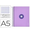 CUADERNO ESPIRAL LIDERPAPEL A5 MICRO ANTARTIK TAPA FORRADA120H 100 ...