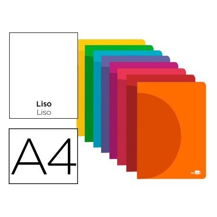 LIBRETA LIDERPAPEL 360 TAPA DE PLASTICO A4 48 HOJAS 90G/M2 LISA SIN...